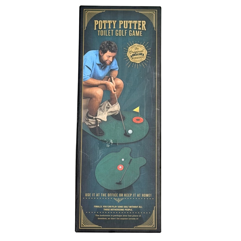 The Original Fun Workshop Potty Putter Toilet Golf Game Novelty Gag Gift NIB